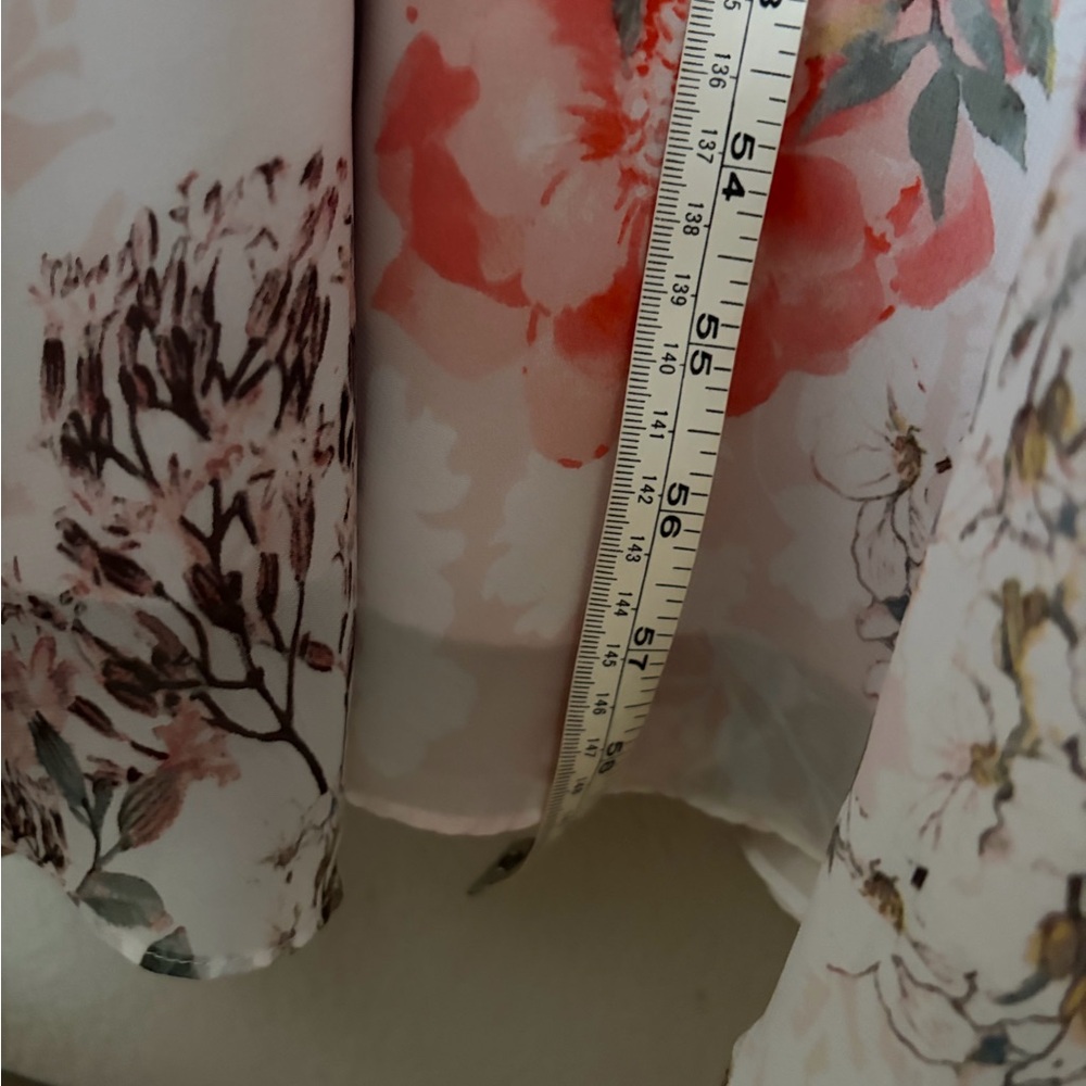 Eliza J Pink, peach and‎ White Floral prom , formal Dress size 12 - Picture 10 of 13